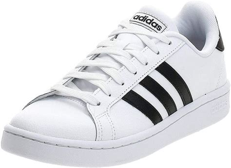 adidas weiß mit schwarzen streifen|Weiße Sneakers für Herren .